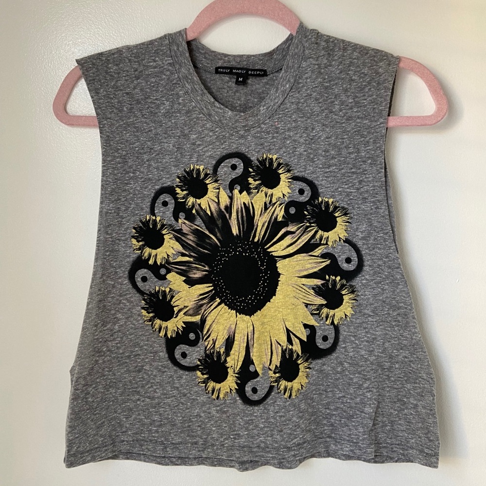 Truly madly deeply muscle tee